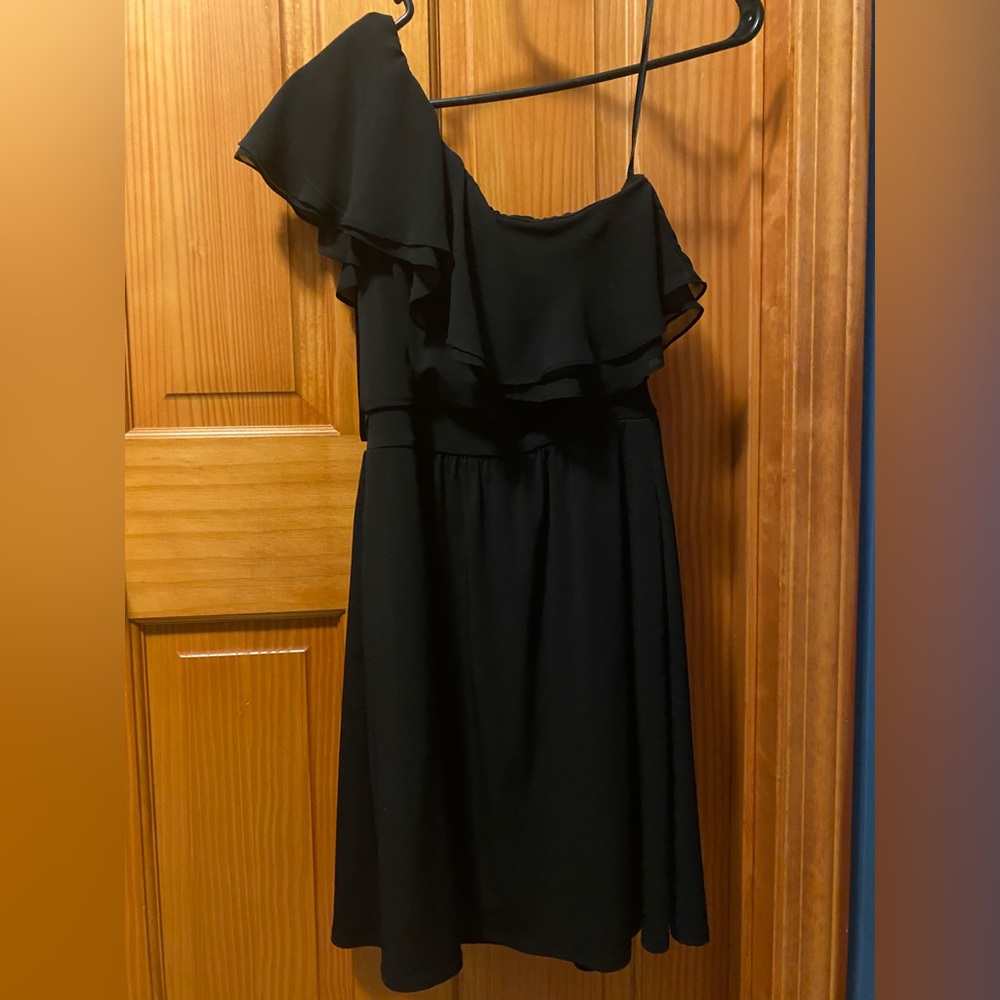 Black cocktail dress